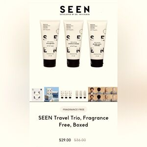 NWOT . . .  SEEN Travel Trio for all hair types